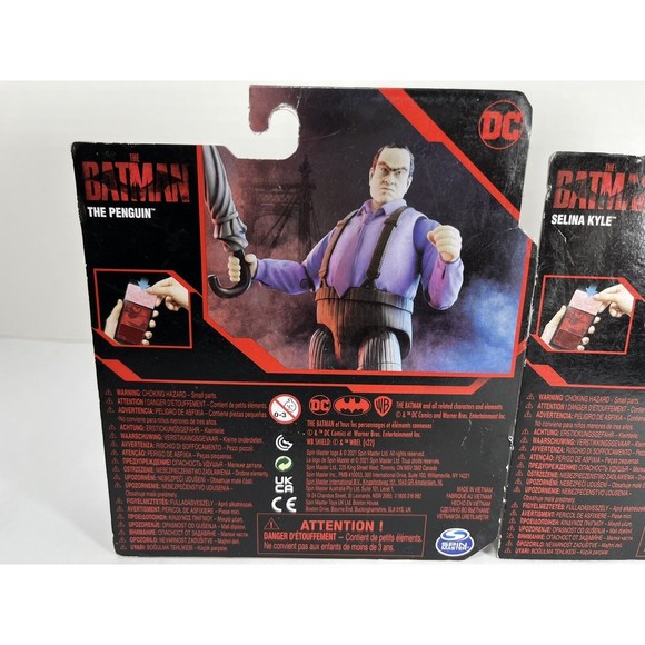 Spin Master DC The Batman - Selina Kyle and The Penguin 4" Action Figure - Picture 8 of 12